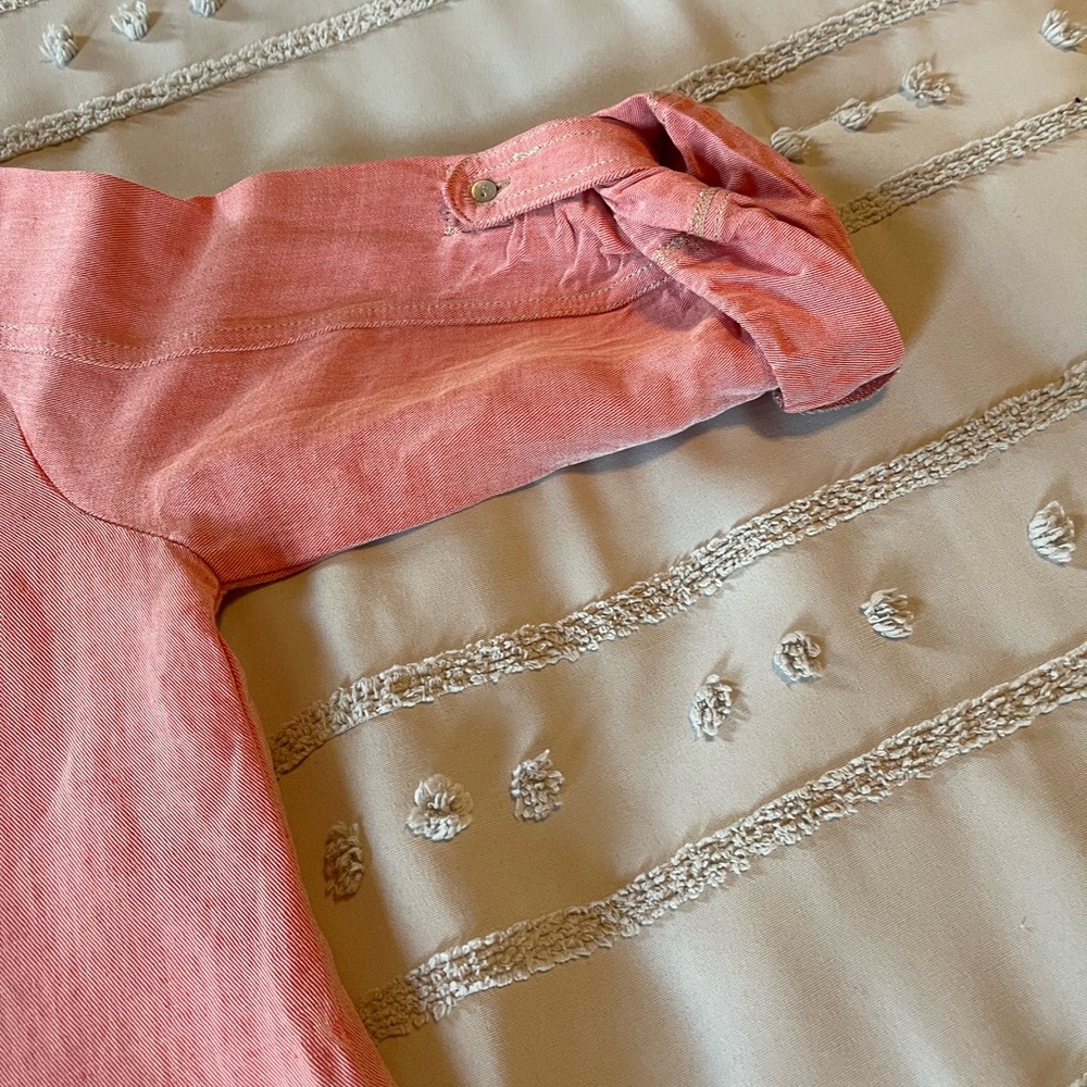 Zara Basic Linen/Flax Shirt/ Bathing Suit Cover U… - image 7